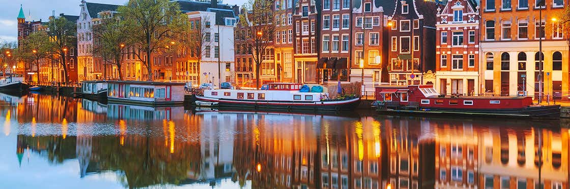 Houseboats in Amsterdam